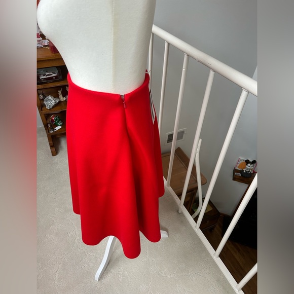 M.DEUX Japan Bright red Circle Skirt Vintage Inspired Kawaii NWT Japanese Brand - Picture 3 of 6